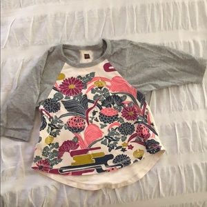 Tea collection girls 2T baseball tee